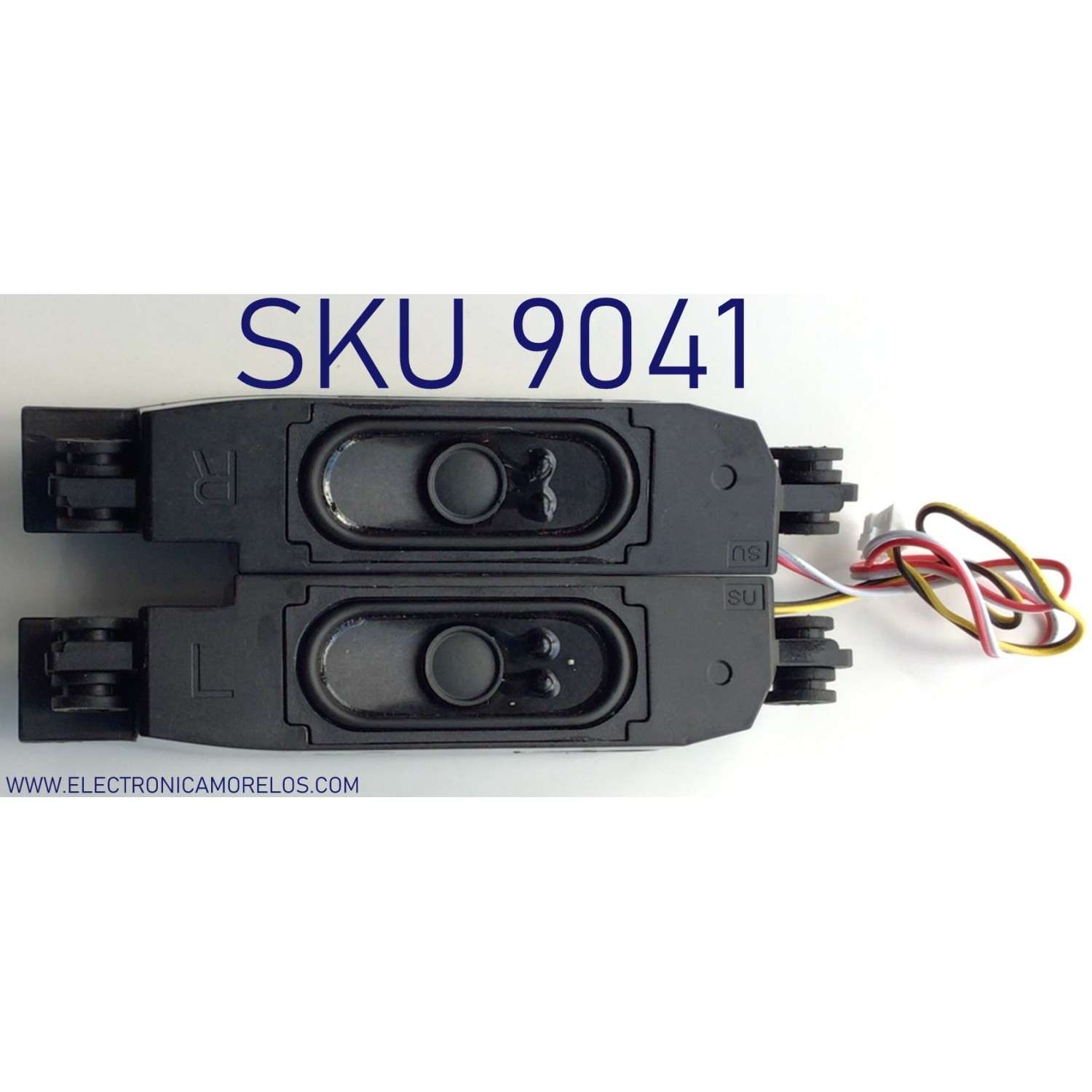 KIT DE BOCINAS PARA TV INSIGNIA ( 2 PZ ) / NUMERO DE PARTE 03351006G460 / 20210707 / 6Ω 10W / MODELO NS-32D310NA21	